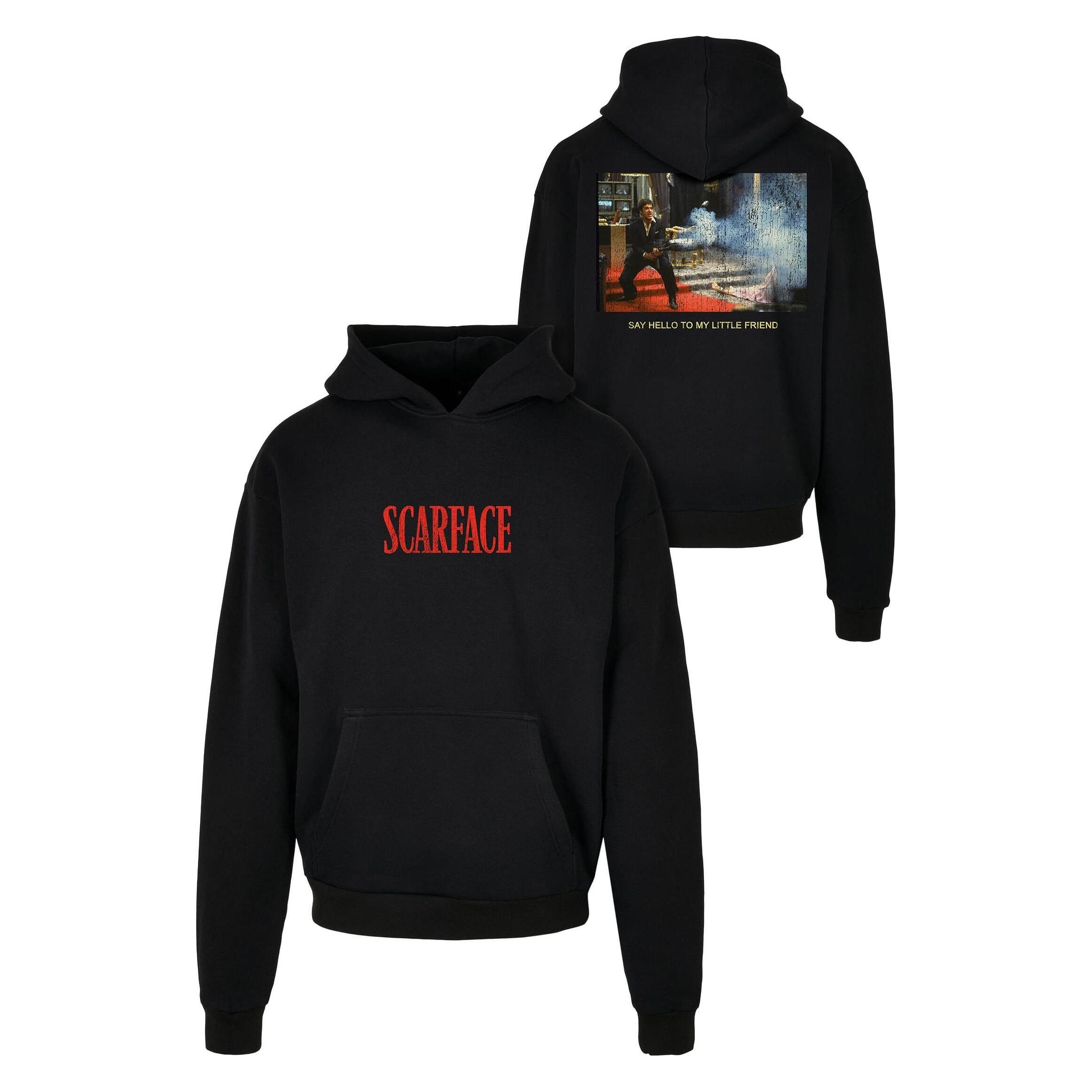 Urban Classics, Herren, Pullover, Scarface Little Friend Ultraheavy Oversize Hoodie - 78339, Schwarz, (S)