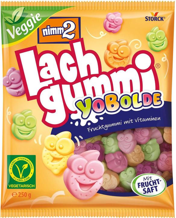 Image du produit nimm2 Bonbons gélifiés Lachgummi YoBolde 250 g (1 pcs, 250 g)