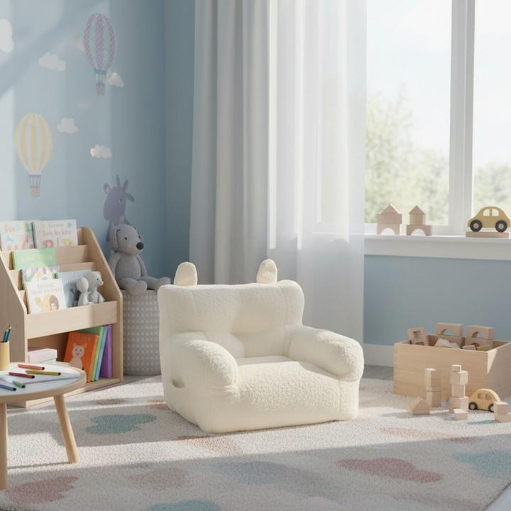 Produktbild Hermex Kindersessel mit Ohren Mini-Sessel Kuschelsessel für Kinder Sitzsack (Kindersessel)