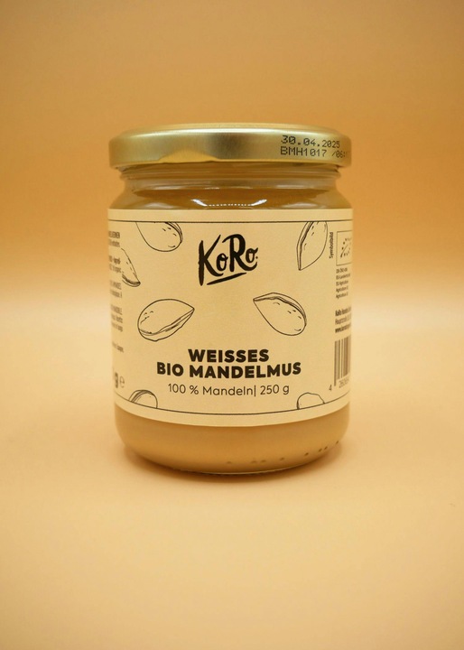 KoRo Organic almond butter made from blanched and roasted almonds (250 g)