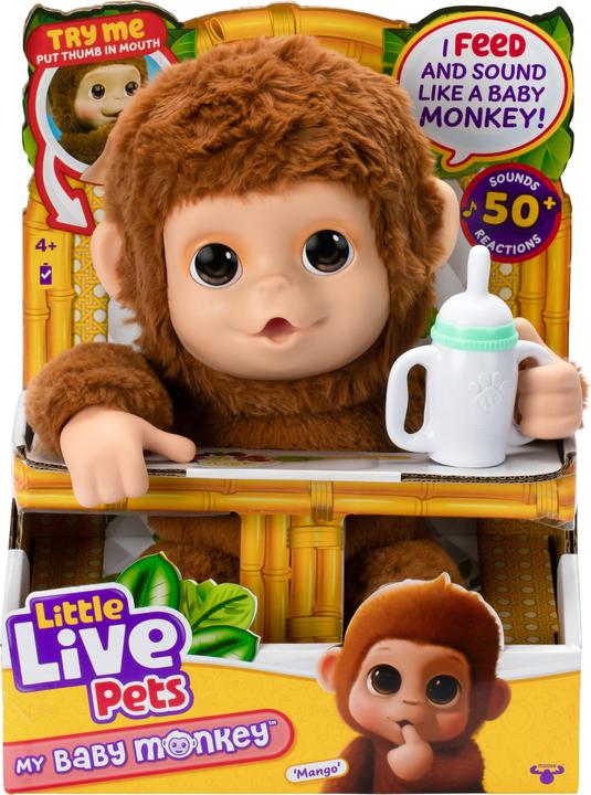 Actual product image Little Baby Monkey Live Pets (30 cm)