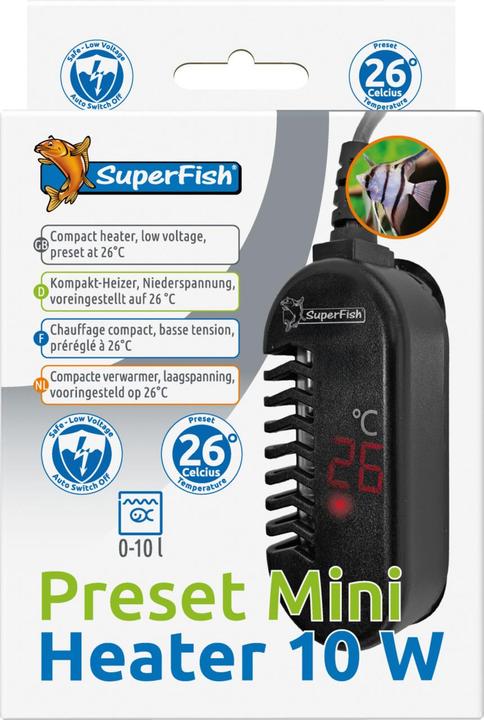 Produktbild SuperFish Preset Mini Heizer 10 Watt