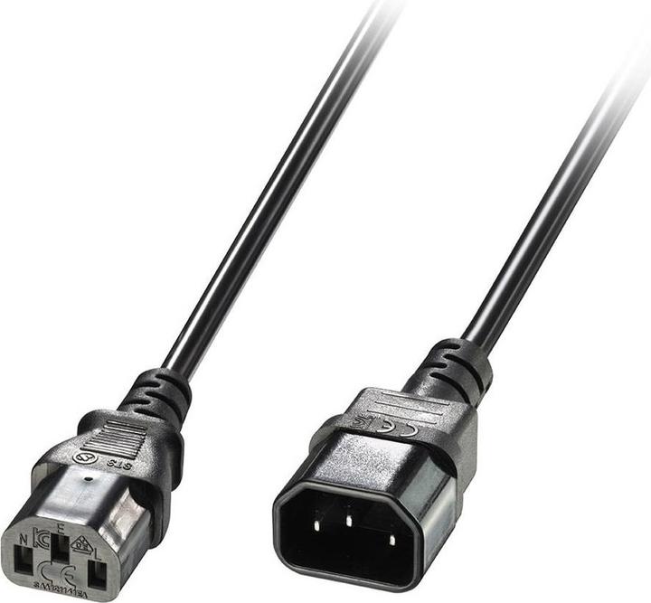 Immagine prodotto Lindy Cavo di alimentazione IEC da C14 a IEC C13 (1 m)