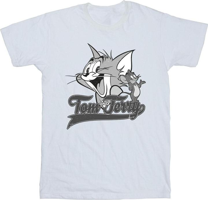 Tom & Jerry Greyscale Square TShirt (S)