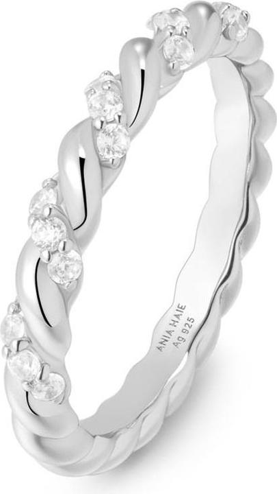 Produktbild Ania Haie Silver Sparkle Twisted Ring (52, 925 Silber)
