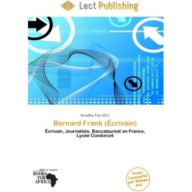 Bernard Frank (Écrivain), Fachbücher