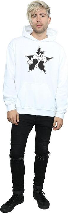 Image du produit Looney Tunes - Sweat à capuche SYLVESTER MONO STAR - Homme (L)