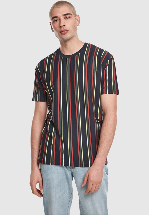 Produktbild Urban Classics Printed Oversized Retro Stripe Tee (L)