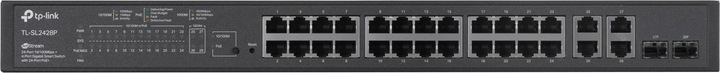 Actual product image TP-Link Smart PoE Switch T1500-28PCT (30 Ports)