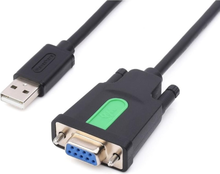 Actual product image WaveShare USB to RS232 FT232RL Female adapter cable