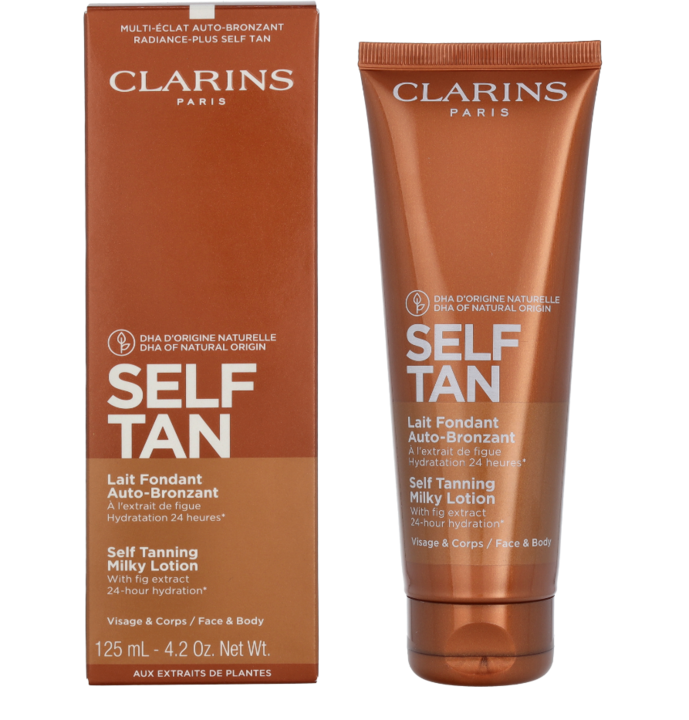 Actual product image Clarins Self-tanning milk (Self tanning foam, 125 ml)