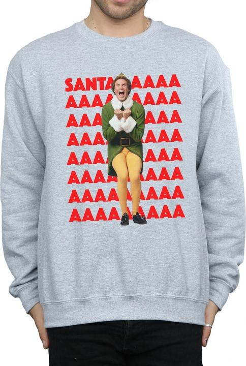 Produktbild Elf Buddy Santa Scream Sweatshirt (L)