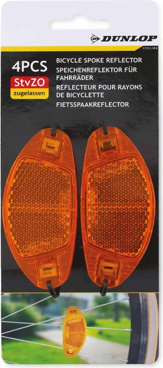 Actual product image Dunlop Bike spoke reflector K-mark 4p