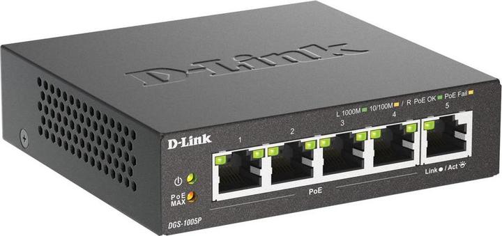 Produktbild D-Link DES-1005P/E (5 Ports)