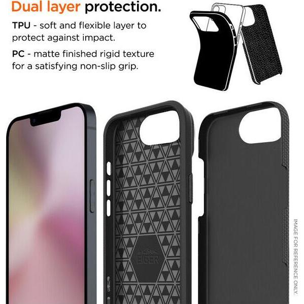 Thumbnail - Eiger North (Apple iPhone 16e), Smartphone Hülle, Schwarz