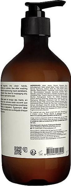 Actual product image Aesop Eleos Aromatique Hand Balm Hydrating Balm for Dry Hands (500 ml)