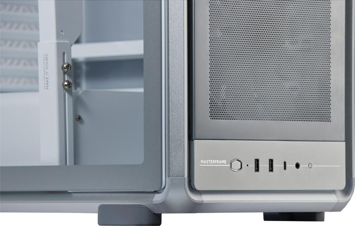 Produktbild Cooler Master CoolerMaster Geh MasterFrame 500 Mesh ARGB Silver (Micro ATX (mATX), Mini-DTX, Mini-ITX, SSI CEB)