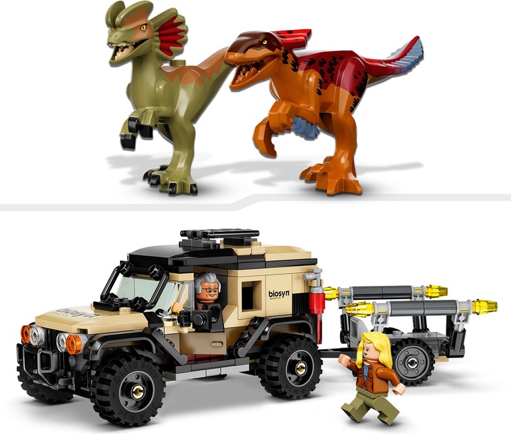 Immagine prodotto LEGO Trasporto Pyroraptor & Dilophosaurus (76951, LEGO Jurassic World, Set LEGO rari)