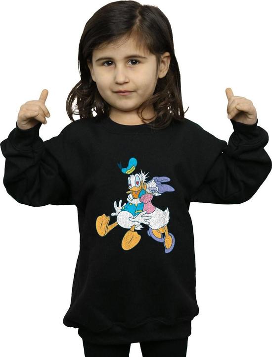 Immagine prodotto Disney Donald And Daisy Duck Kiss Felpa Ragazze (128)