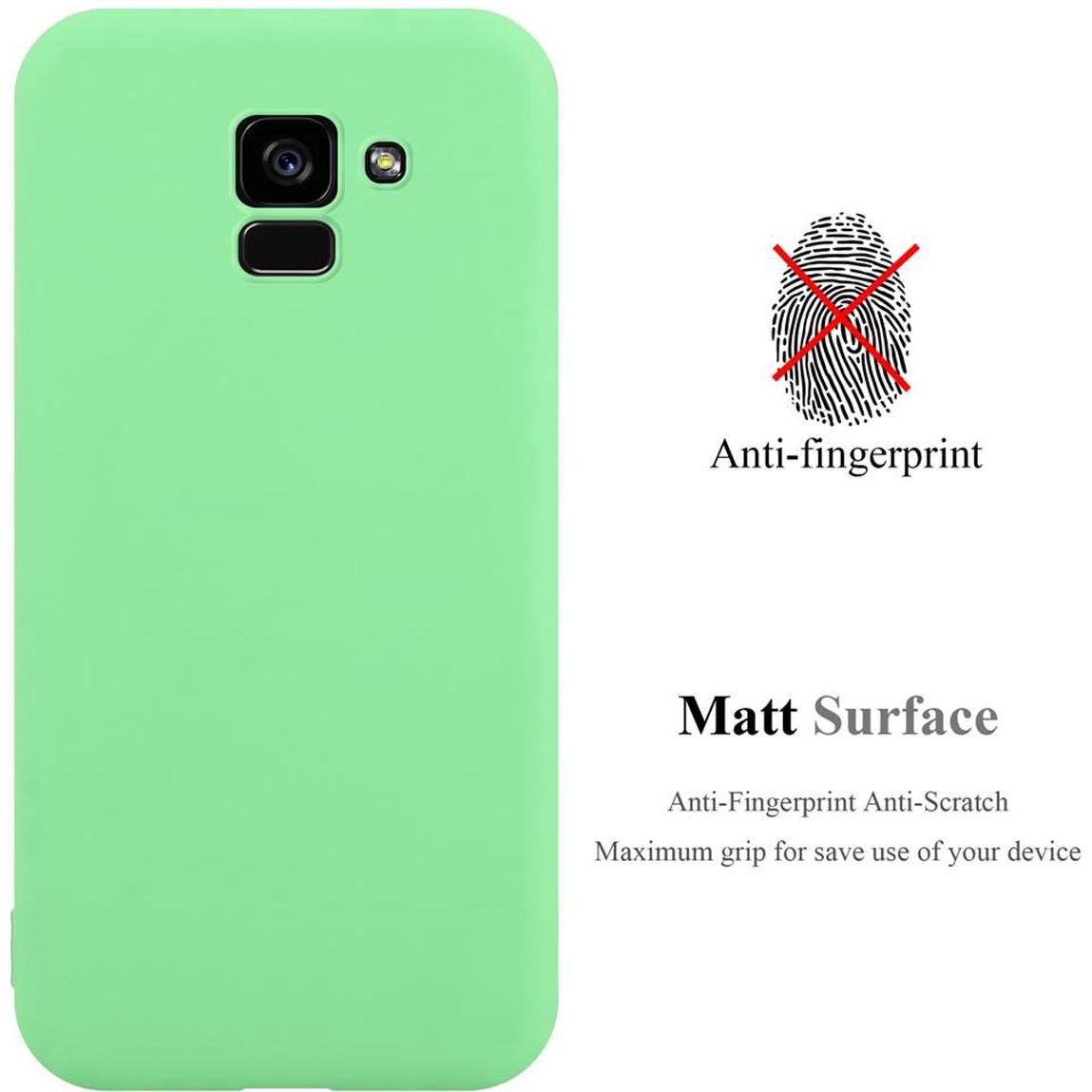 Thumbnail - Cadorabo TPU Candy Cover (Samsung Galaxy A5 (2018)), Smartphone Hülle, Grün