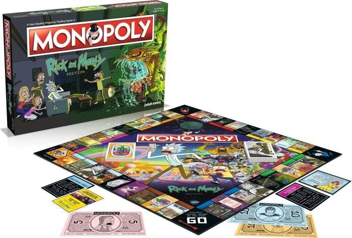 Actual product image Hasbro Monopoly Rick Morty (German, 2 - 6 Players)