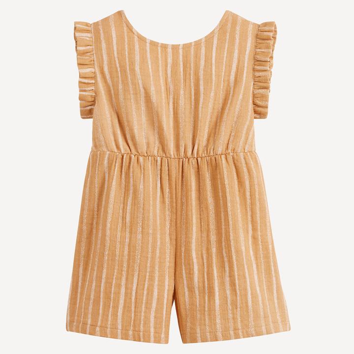 Actual product image La Redoute Collections Kurzer Jumpsuit mit Streifen (110, 116)