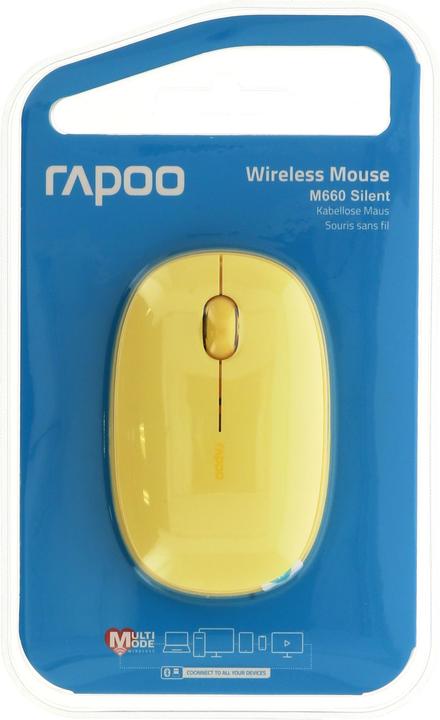Image du produit Rapoo M660 WL SOURIS JAUNE (Sans fil)