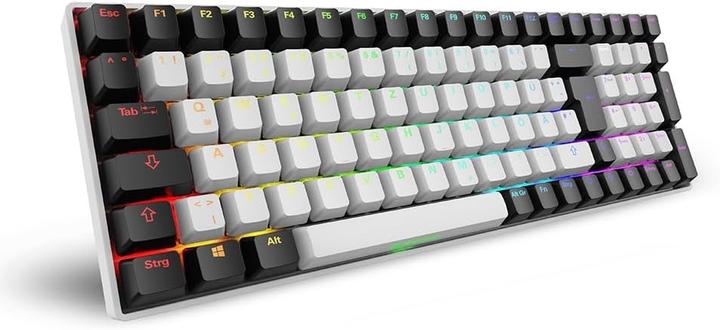 Actual product image Sharkoon SGK50 S2 wh Gateron Yellow EN (DE, Cable, Wireless)