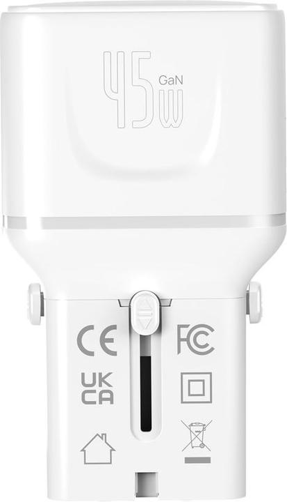 Produktbild Value USB-Reiseladegerät, EU/UK/US, 2x USB C, 45W (45 W, 2 Ports)