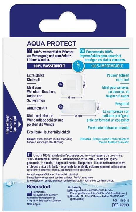 Immagine prodotto Hansaplast Aqua Protect (20 x)