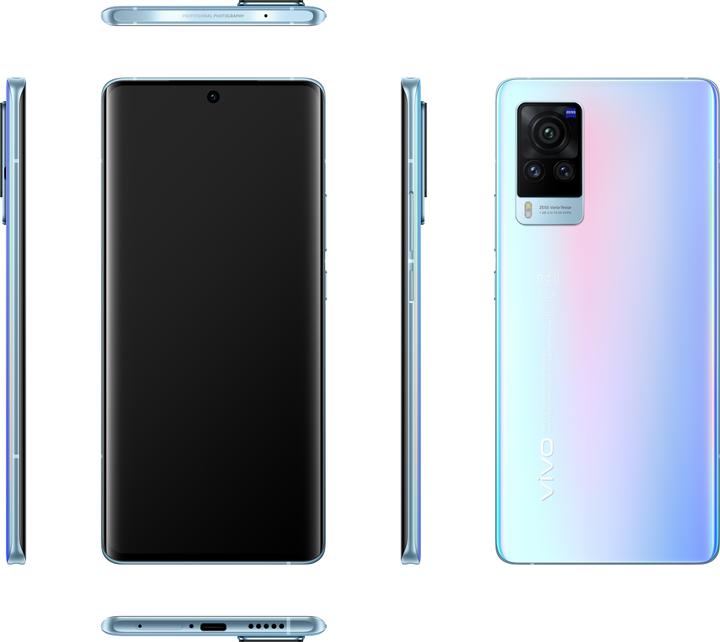 Produktbild Vivo X60 Pro 5G (256 GB, Shimmer Blue, 6.56", Dual SIM, 5G)