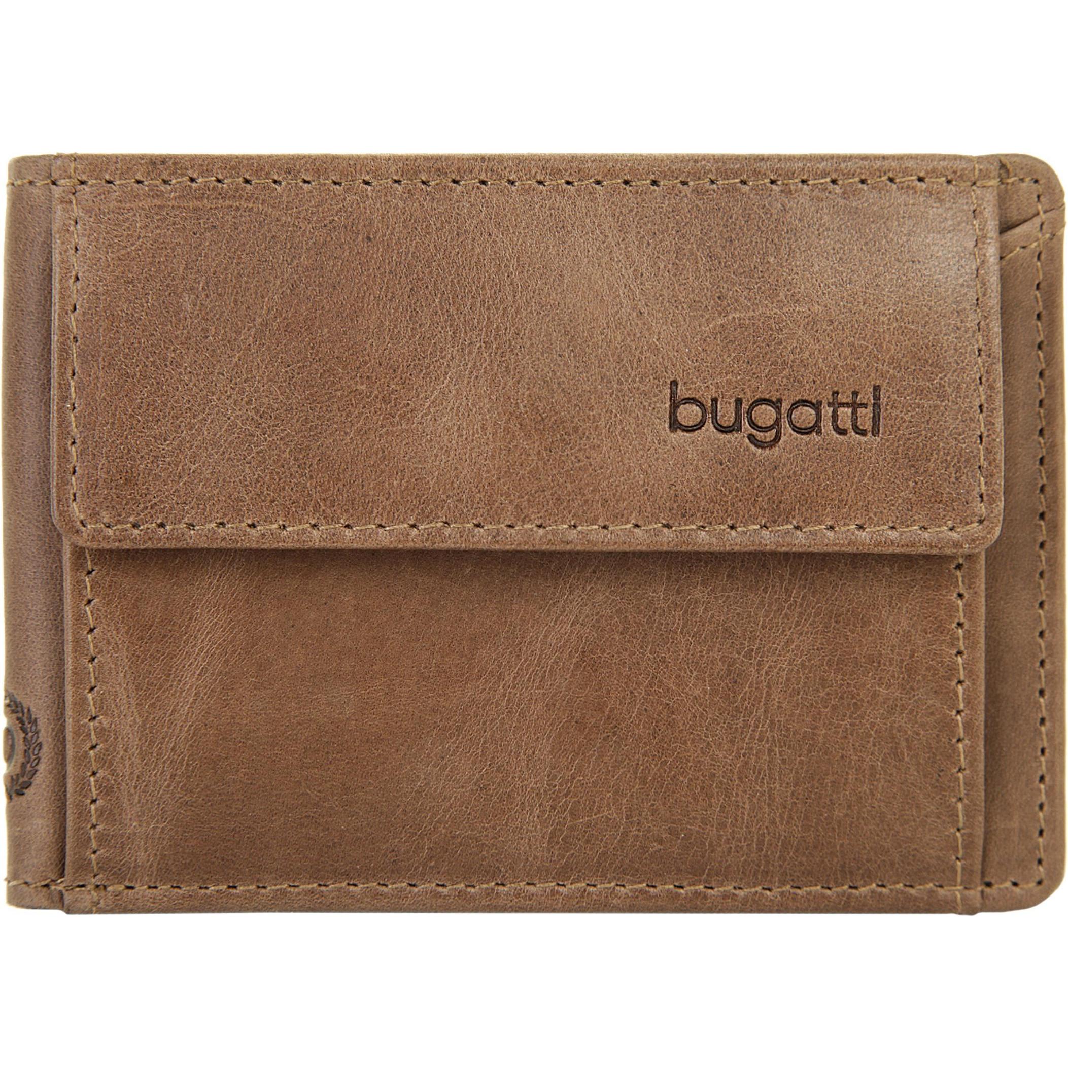 Bugatti, Herren, Portemonnaie, Mini Geldbörse VOLO, Braun