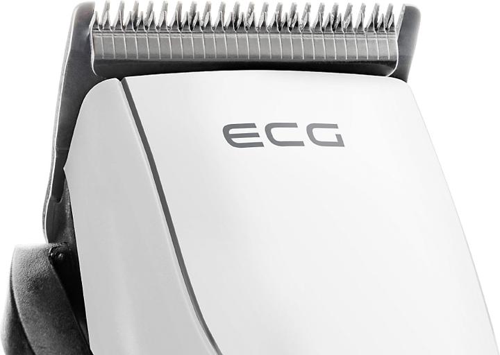 Produktbild ECG ZS 1020 Baltas Haarschneider mit Kabel, Nerūdijantis plienas feste und bewegliche Klingen, 6 Kammauf