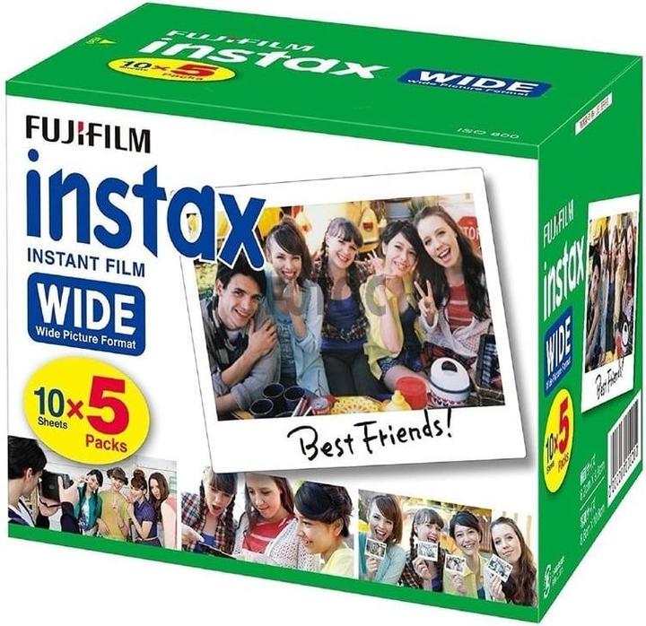 Productafbeelding Fujifilm Instax wide film - Instant fotopapier - 5x10 stuks (Instax Wide 300)