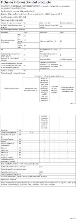 Immagine prodotto Candy CCVB 30/1