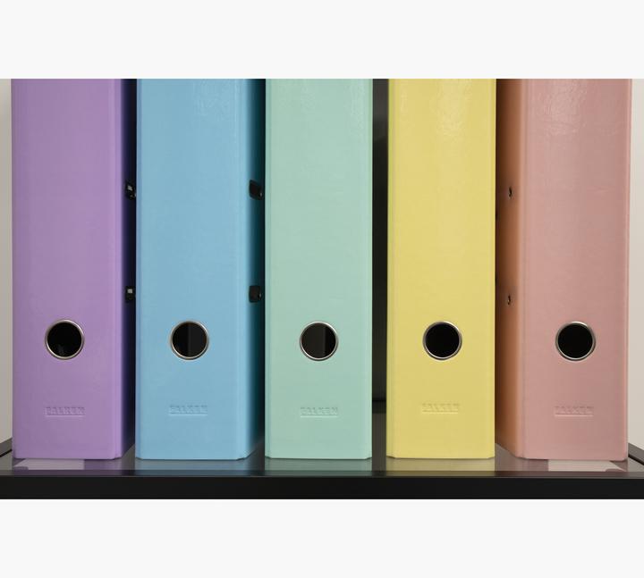 Produktbild Exacompta Ordner Aquarel, DIN A4, 80 mm, farbig sortiert (A4, 80 mm, 10 Stück)