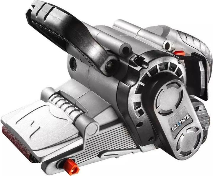 Actual product image Graphite 800W belt sander, 75 x 457 mm endless belts (Belt sanders, 800 W)