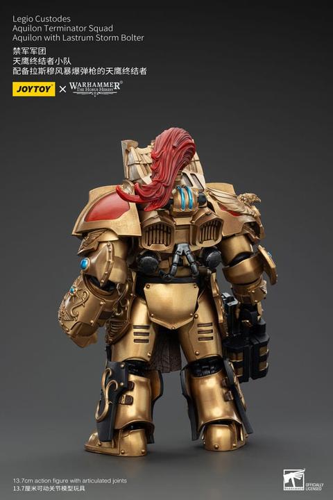 Actual product image Joy Toy Warhammer The Horus Heresy Action Figure 1/18 Legio Custodes Aquilon Terminator Squad Aquilon with