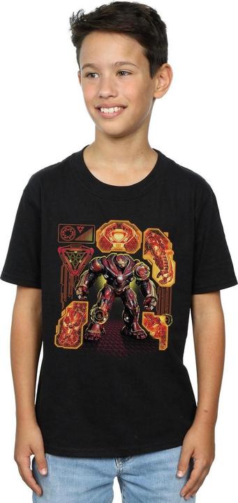 Immagine prodotto Avengers Infinity War Hulkbuster Blueprint Maglietta Ragazzi (140, 146)