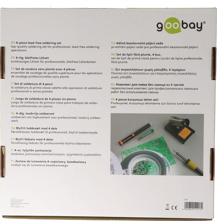 Actual product image FixPoint Soldering iron 30 Watt with stand with GS and CE approval