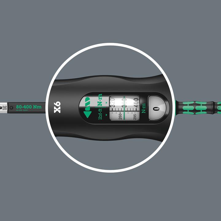 Immagine prodotto Wera Click-Torque X 6 (1/4", 80 Nm, 400 Nm)