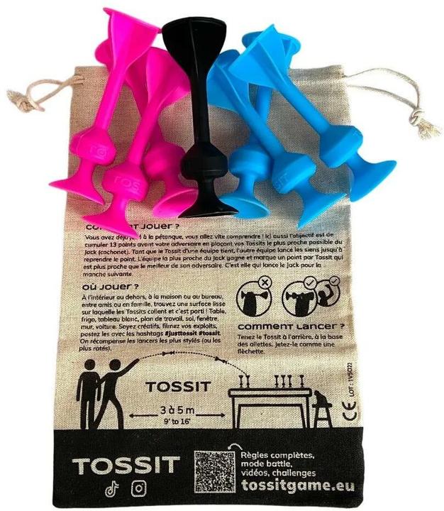 Actual product image Tossit Suction cup darts (French, German, Multilingual, 2 Players)