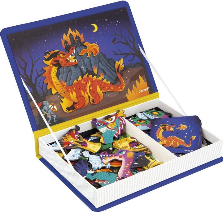 Actual product image Janod Magnetbuch Drachen (3 - 8 years)