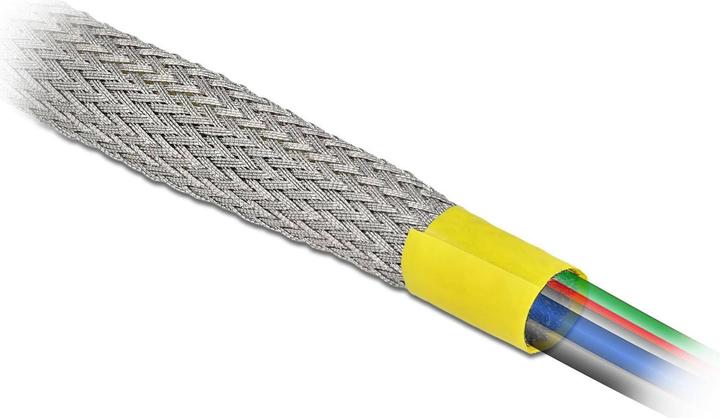 Actual product image Delock Cable conduit for EMC shielding 2 m x 15 mm Grey (Cable conduit, 200 cm)