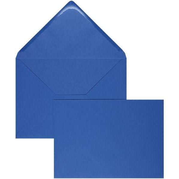 Blanke, Briefumschlag, Briefumschläge 225x315mm 160g/qm gummiert VE=100 Stück stahlblau (100 x)