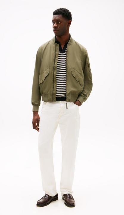 Actual product image Tommy Hilfiger Packable Bomber Jacket with Baseball Collar and Waist Pockets (S)