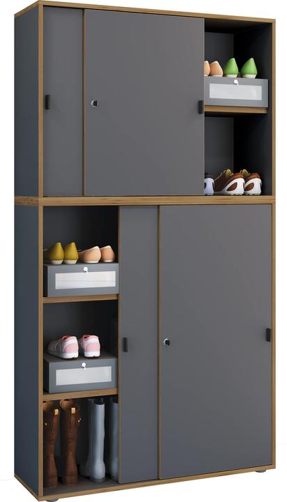 Immagine prodotto VCM Armadio ufficio ante scorrevoli Salia 5 scomparti 100