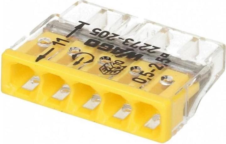 Actual product image Wago Plug-in terminal Contact COMPACT 5-fold