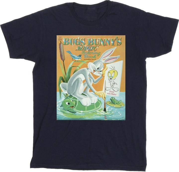 Actual product image Looney Tunes Mens Bugs Bunny Colouring Book T-Shirt (XXL)