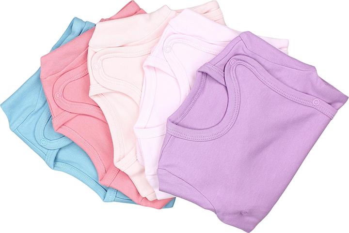 Produktbild TupTam Wickelbody Kurzarm - 5er Set (56)